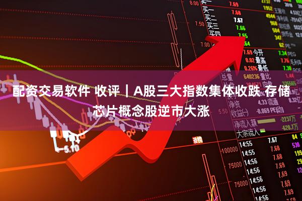 配资交易软件 收评｜A股三大指数集体收跌 存储芯片概念股逆市大涨